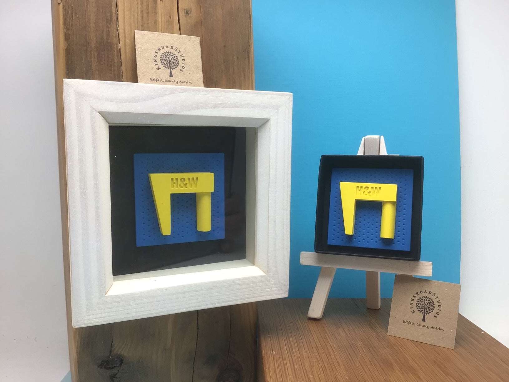 H&W Shipyard Crane Belfast 3D Miniature