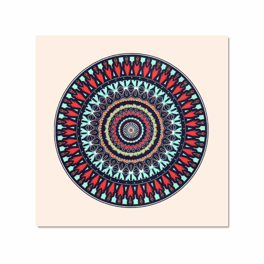#byeGC Greeting Card Original Design with Well-Being Quote