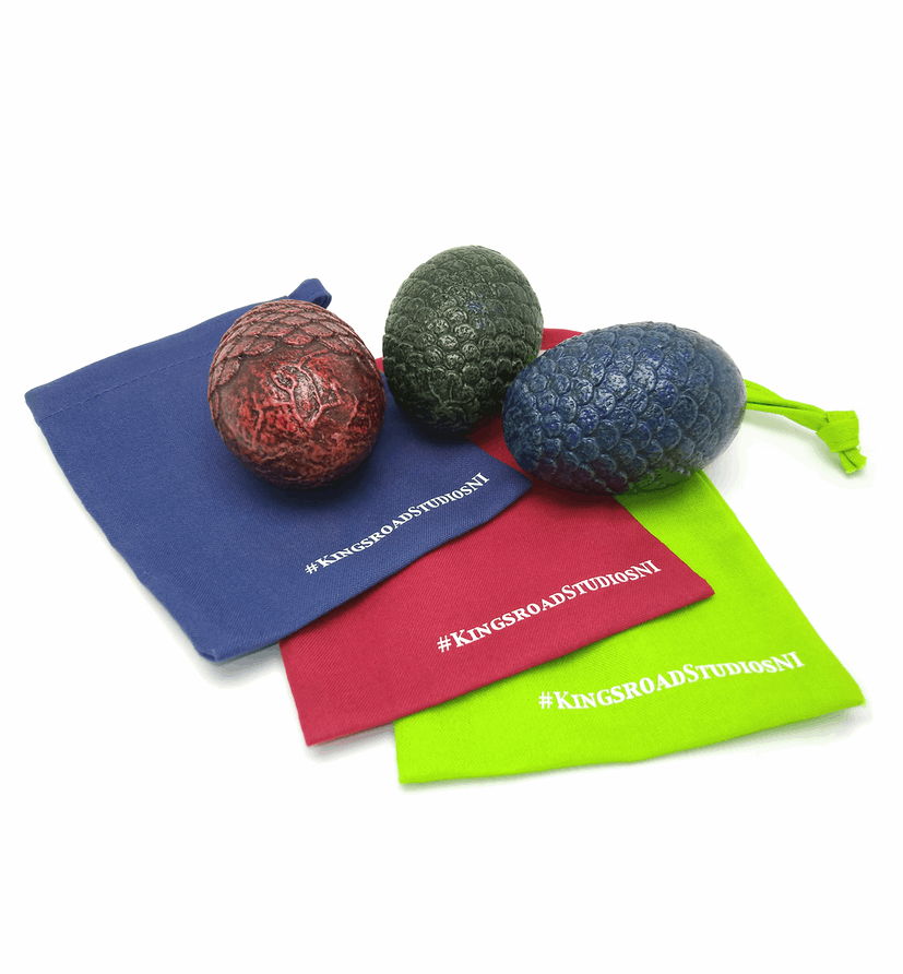 Dragon Egg Sculpture in Red