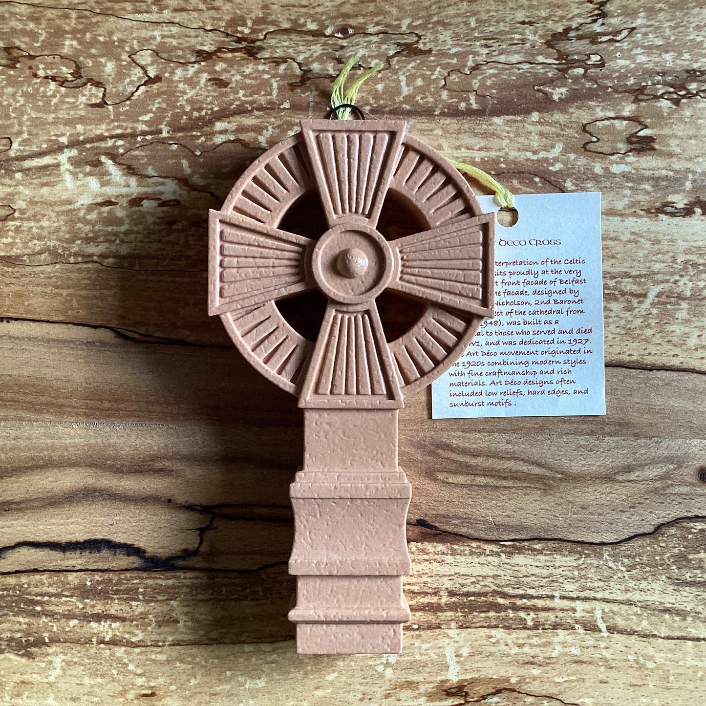 Belfast Cathedral Art Deco Cross Wall Hanging