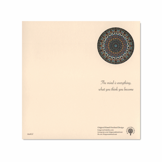 #tmiGC Greeting Card Original Design with Well-Being Quote