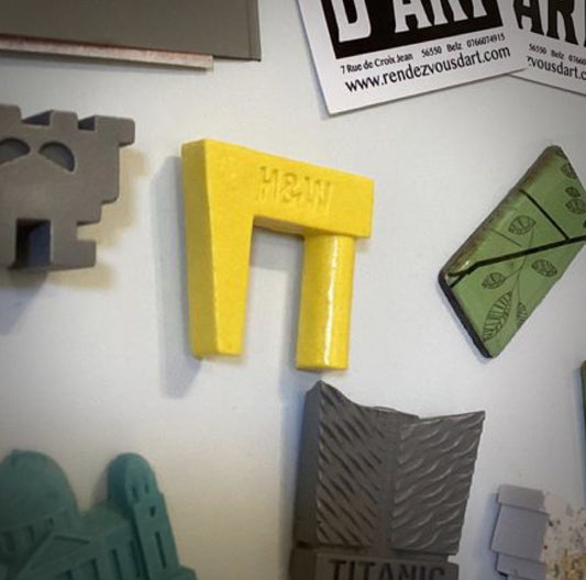 Belfast Crane Fridge Magnet