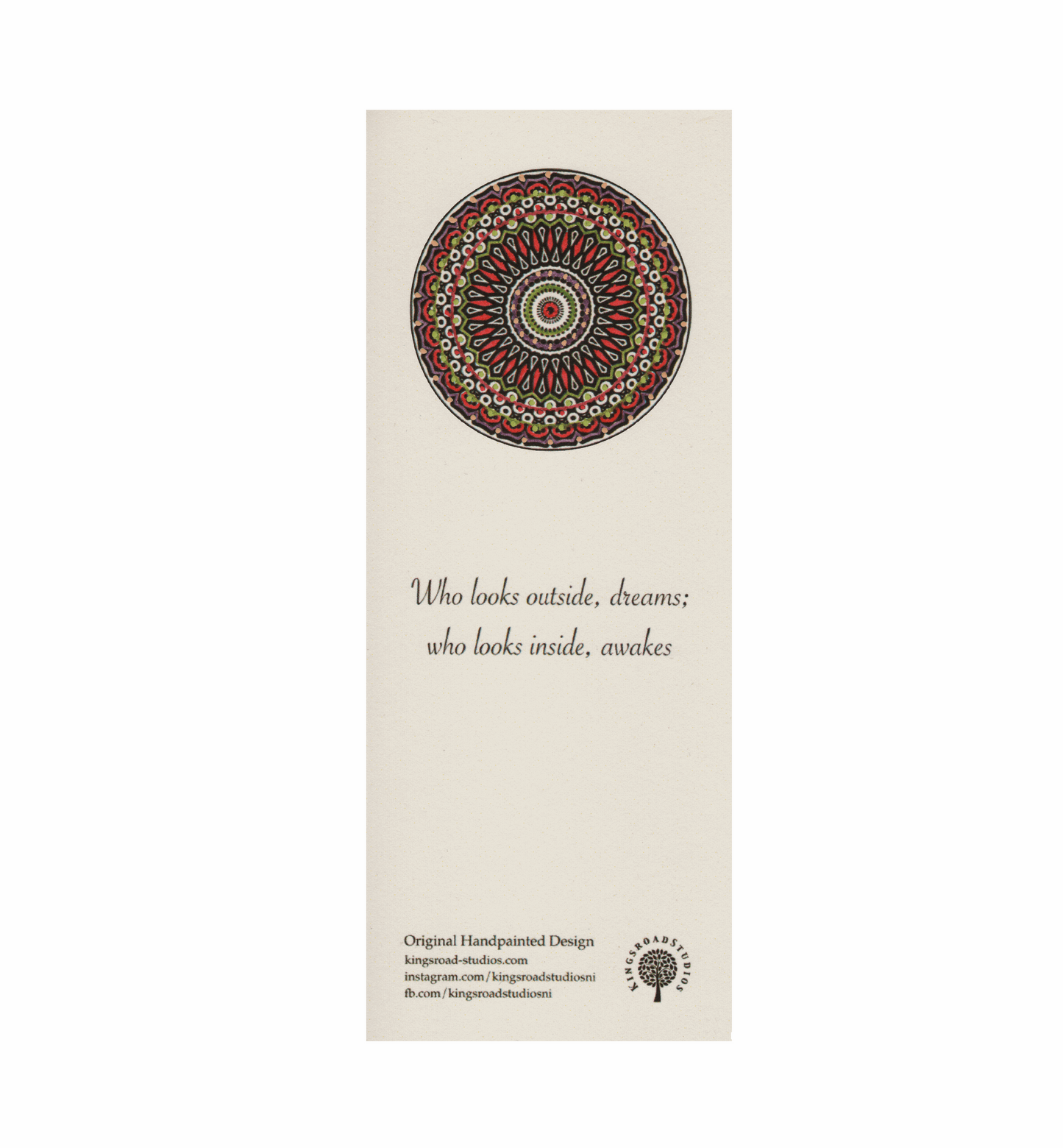 bookmark who looks outside