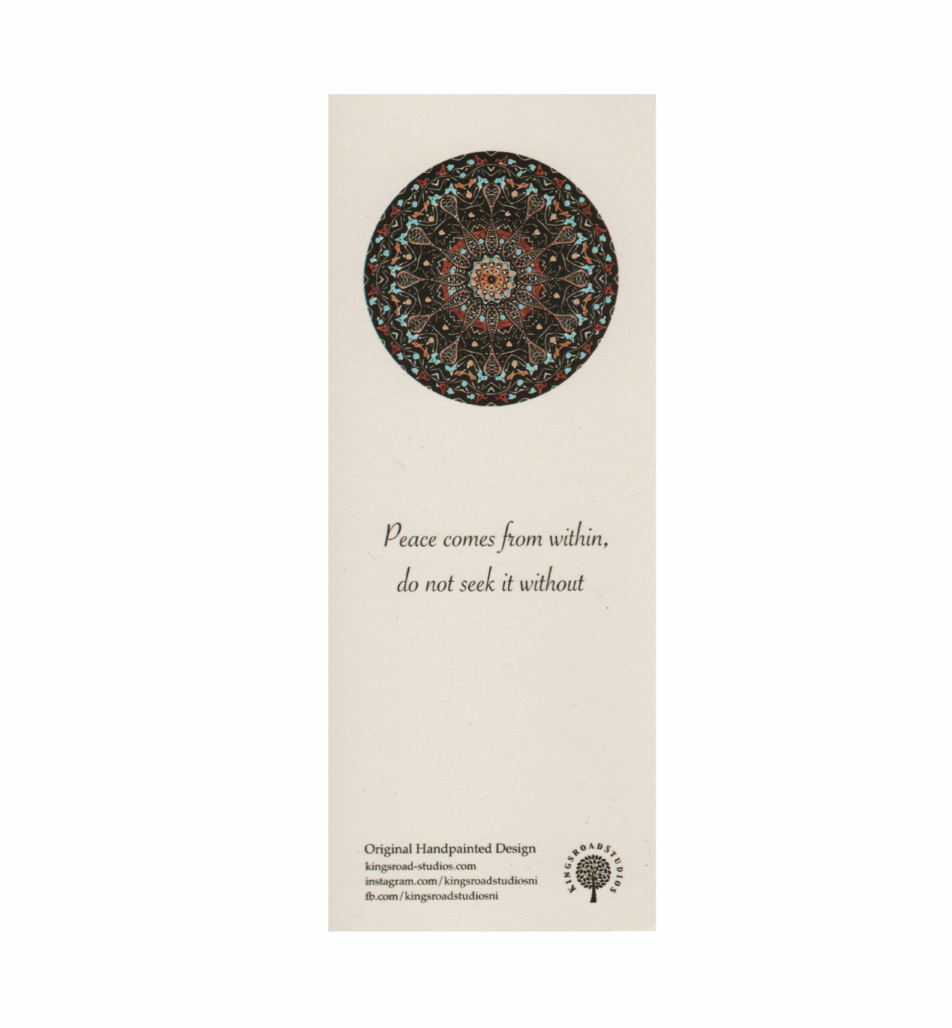 bookmark peace comes from